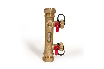 FLOW BALANCING VALVE WITH FILL & FLUSH 28mm